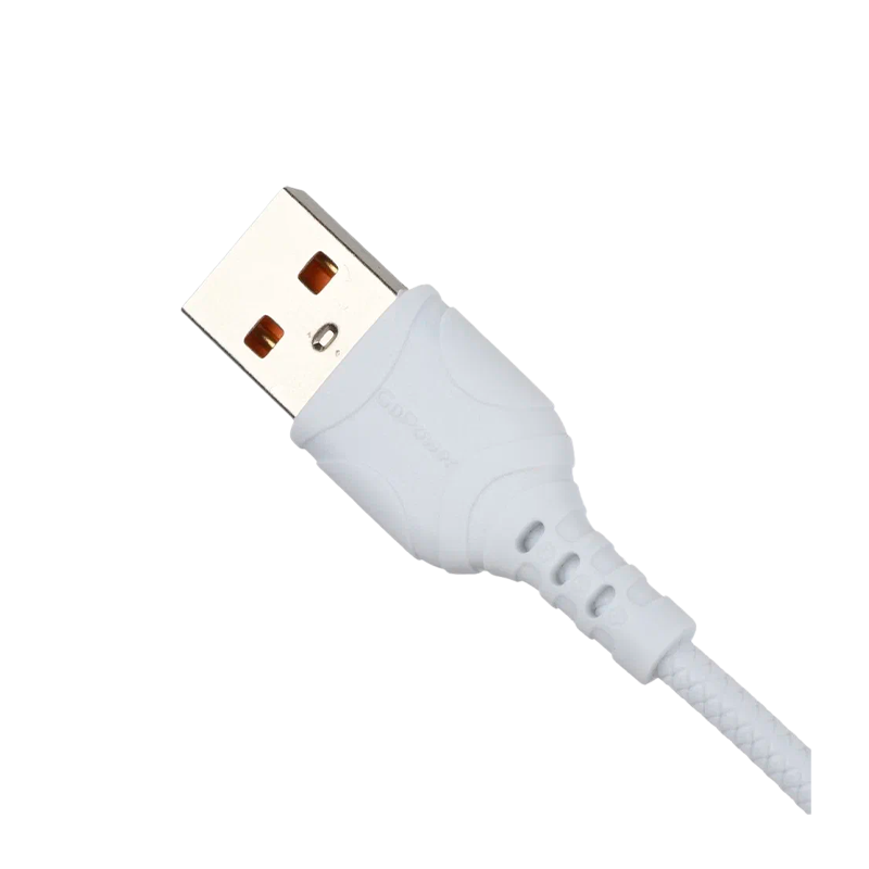 *Кабель GoPower GP05-3-1 USB (m)-2хType-C/Lightning/microUSB (m) белый (1/200/800) 
