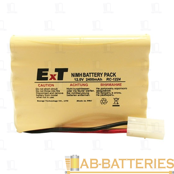 Аккумулятор ET RC-1224J BL1 красный, 12V, 2400mAh, Ni-Mh (1/50)