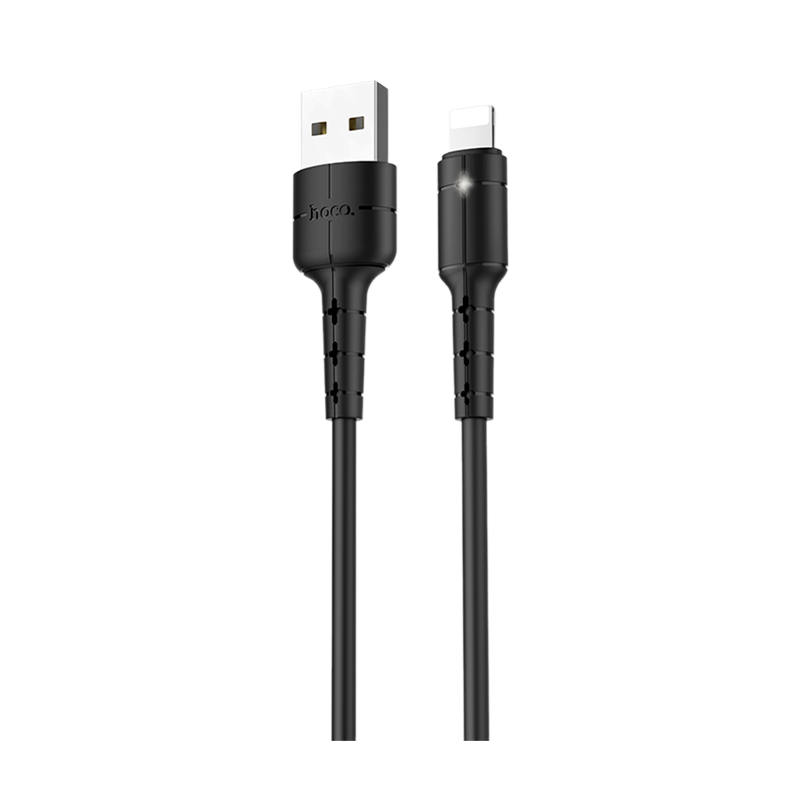 Кабель HOCO X30 USB (m)-Lightning (m) 1.2м 2.0A TPE черный (1/30/300)