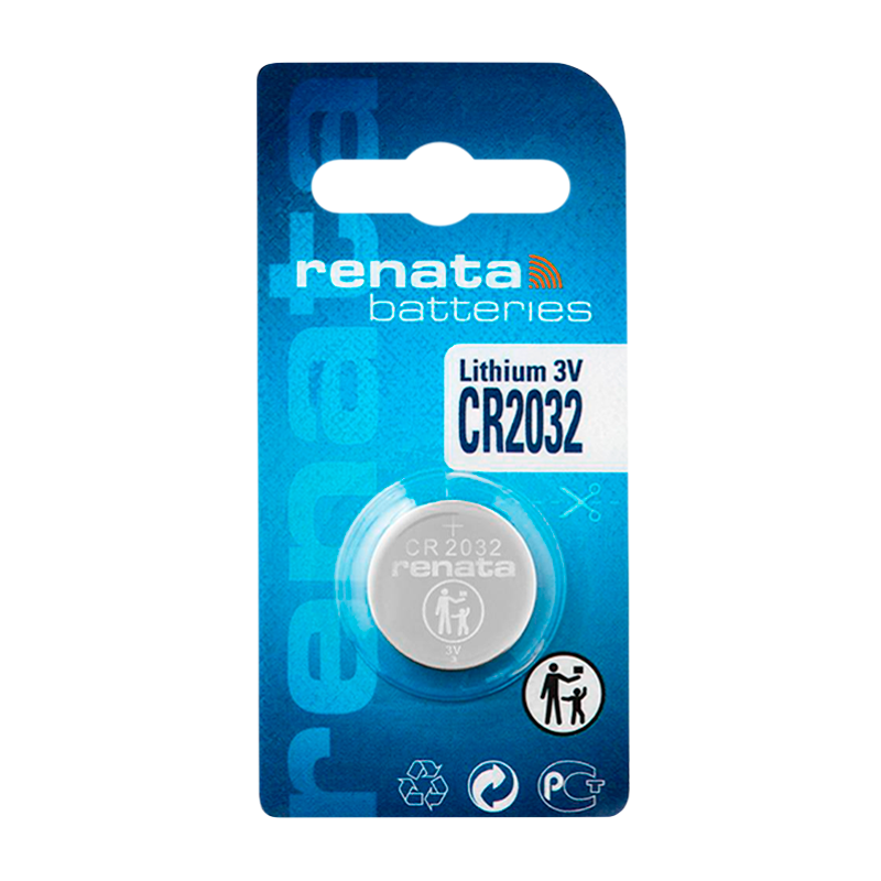 Батарейка Renata CR2032 BL1 Lithium 3V (10/300/2400)