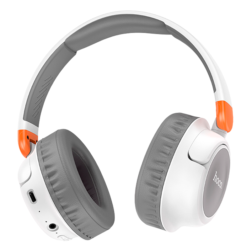 Наушники полноразмерные HOCO W43 bluetooth 5.2 с микр. белый (1/32)