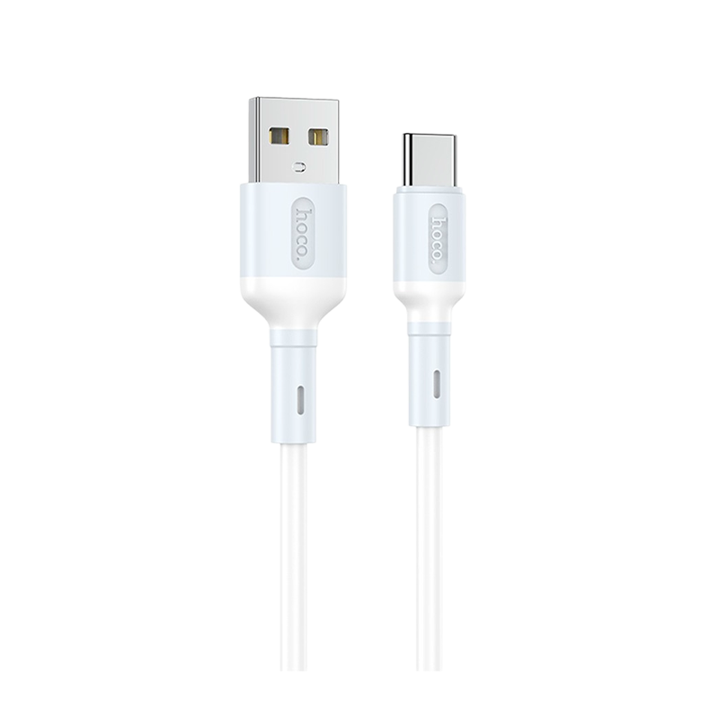 Кабель HOCO X65 USB (m)-Type-C (m) 1.0м 3.0A TPE белый (1/31/310)