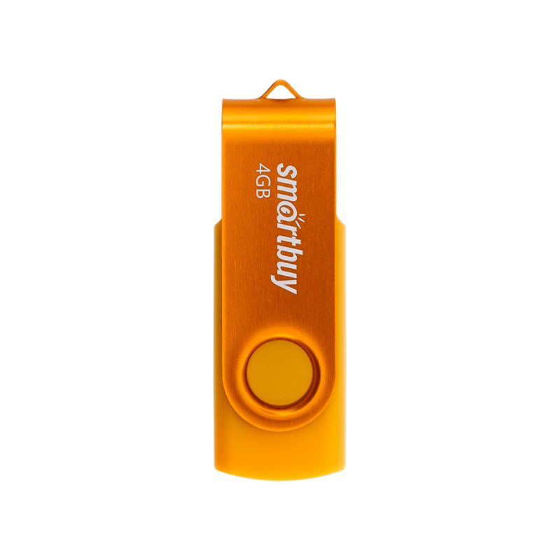 Флеш-накопитель Smartbuy Twist 4GB USB2.0 пластик желтый