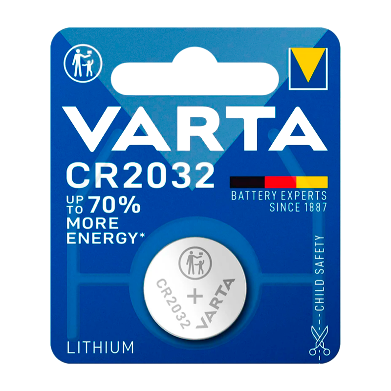 Батарейка Varta ELECTRONICS CR2032 BL1 Lithium 3V (6032) (1/10/100)