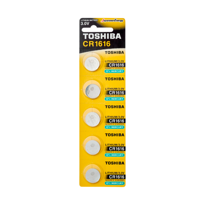 Батарейка Toshiba CR1616 BL5 Lithium 3V (5/100)