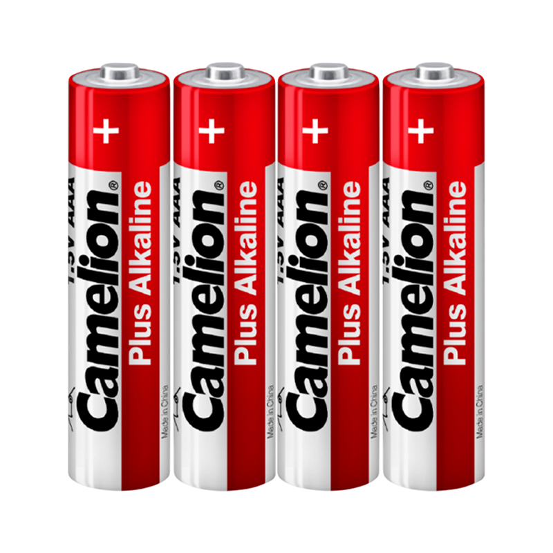 Батарейка Camelion Plus LR03 AAA Shrink 4 Alkaline 1.5V (4/60/1200)