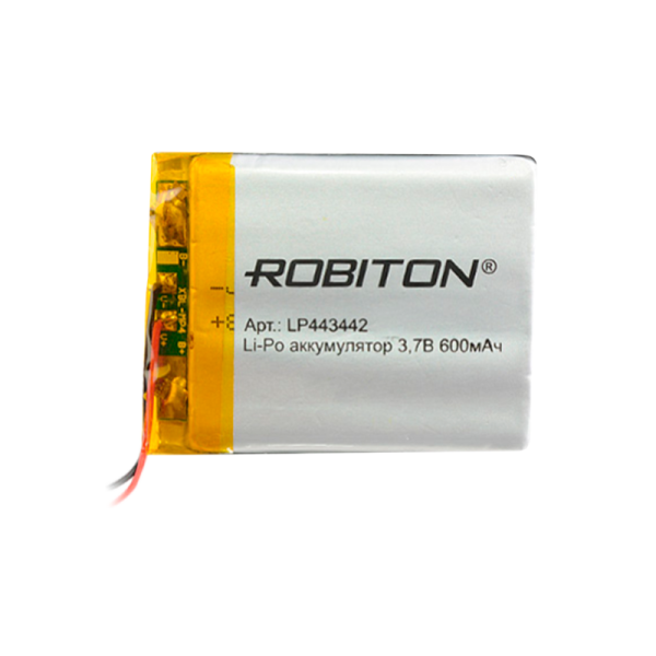 Аккумулятор ROBITON LP443442 3.7В 600mAh PK1 (1/250)