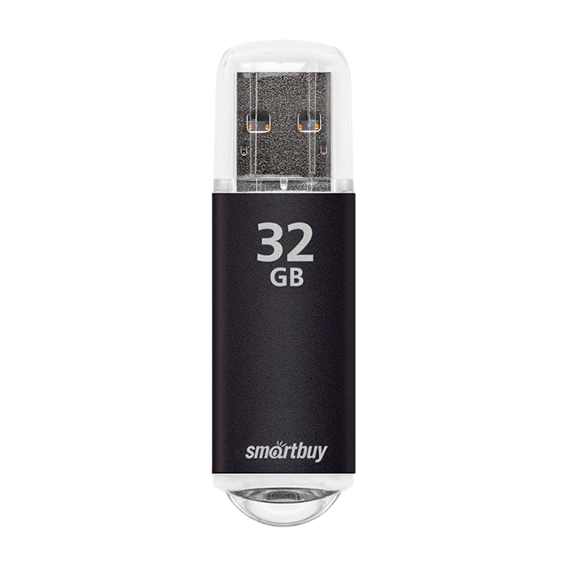 Флеш-накопитель Smartbuy V-Cut 32GB USB2.0 пластик черный