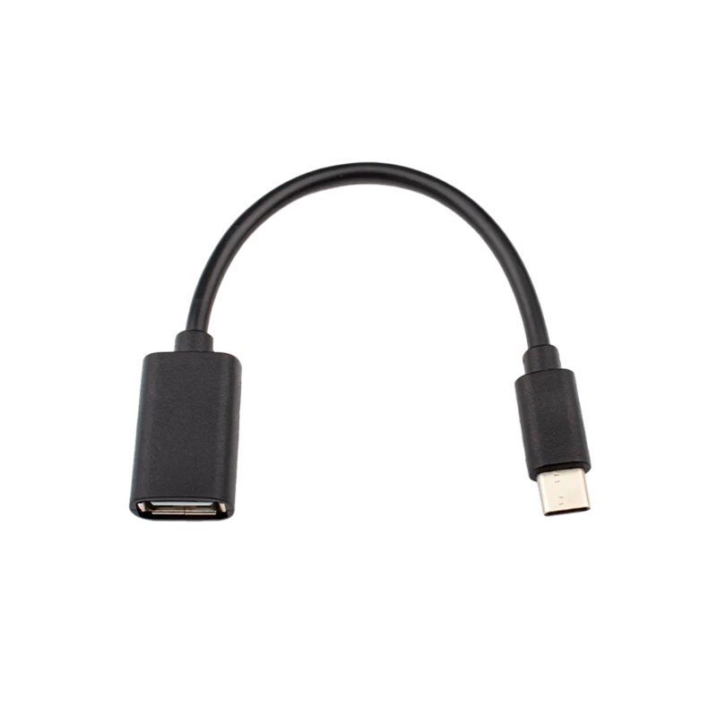 Кабель Atcom Type-C (m)-USB (f) 0.1м ПВХ черный (1/10/500)