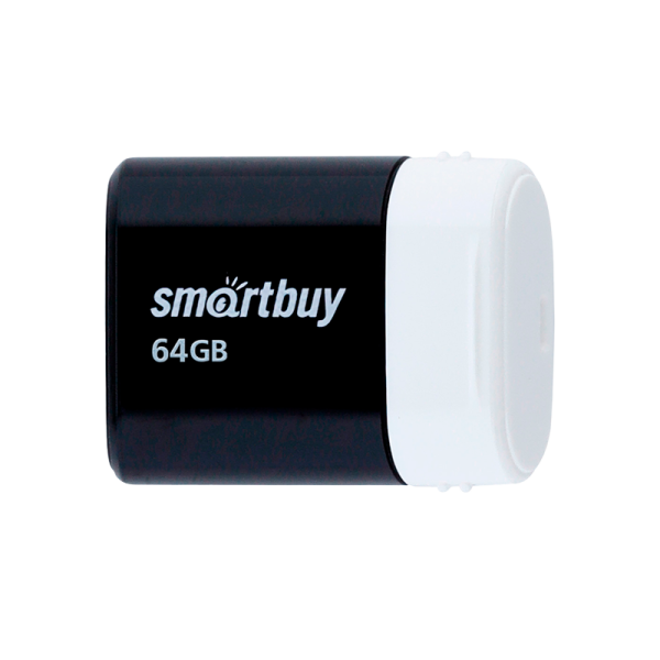 Флеш-накопитель Smartbuy Lara 64GB USB2.0 пластик черный