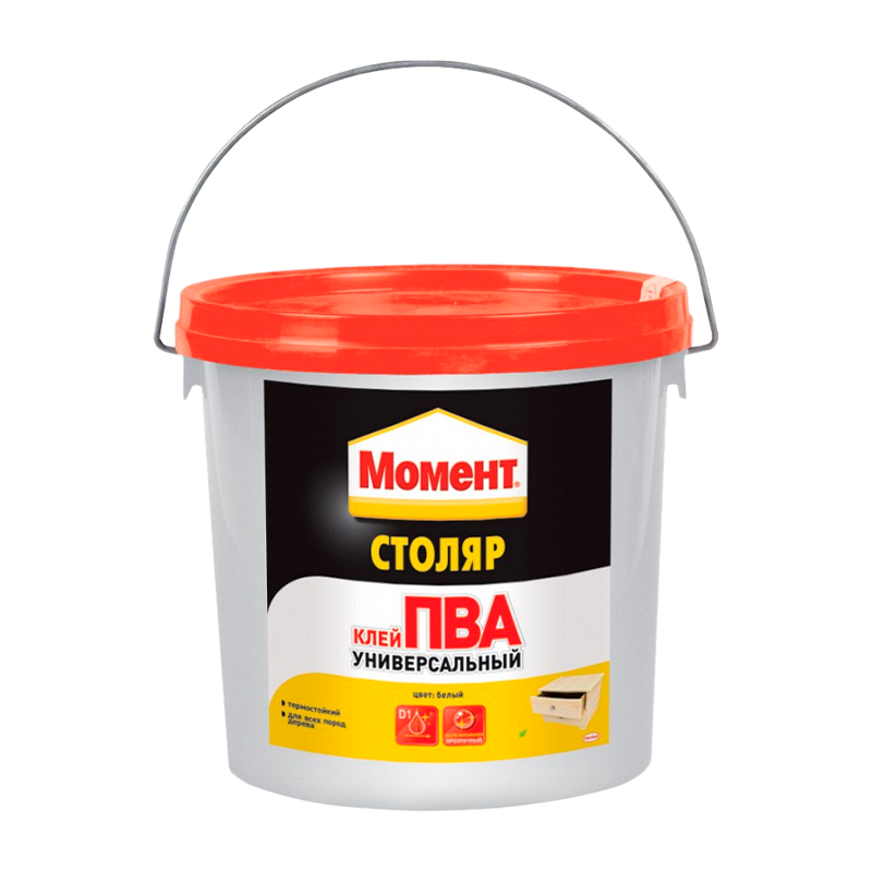 Клей Момент СТОЛЯР ПВА 3кг для дерева (столярный) (1/6/144)
