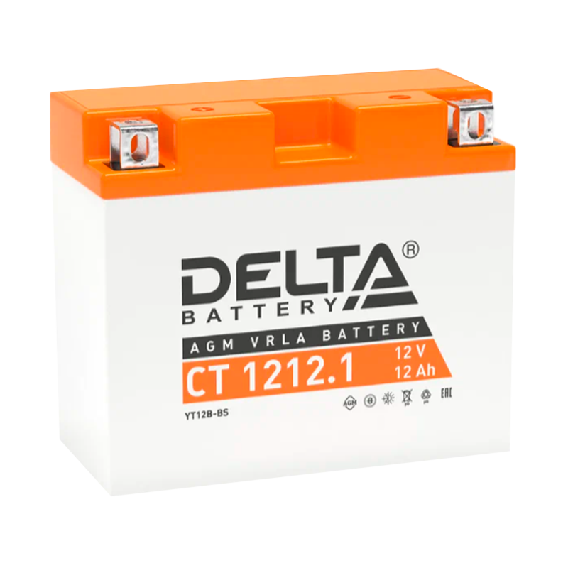 Аккумулятор для мототехники Delta CT 1212.1 (1/8)