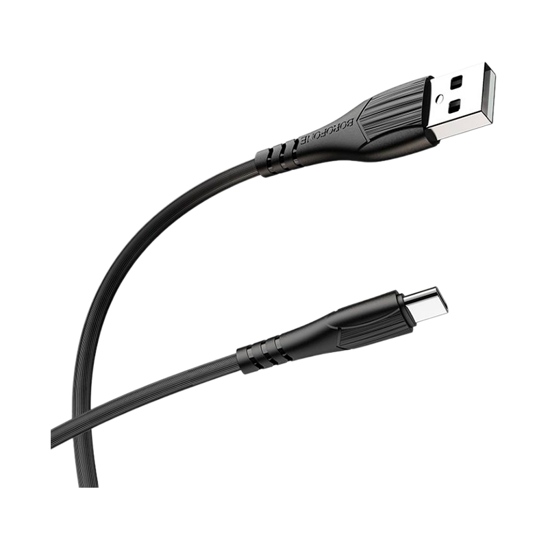 Кабель Borofone BX37 USB (m)-Type-C (m) 1.0м 3.0A ПВХ черный (1/360)