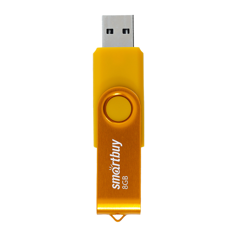 Флеш-накопитель Smartbuy Twist 8GB USB2.0 пластик желтый
