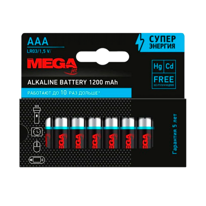 Батарейка Promega LR03 AAA BL32 Alkaline 1.5V (32/320/1280/53760)