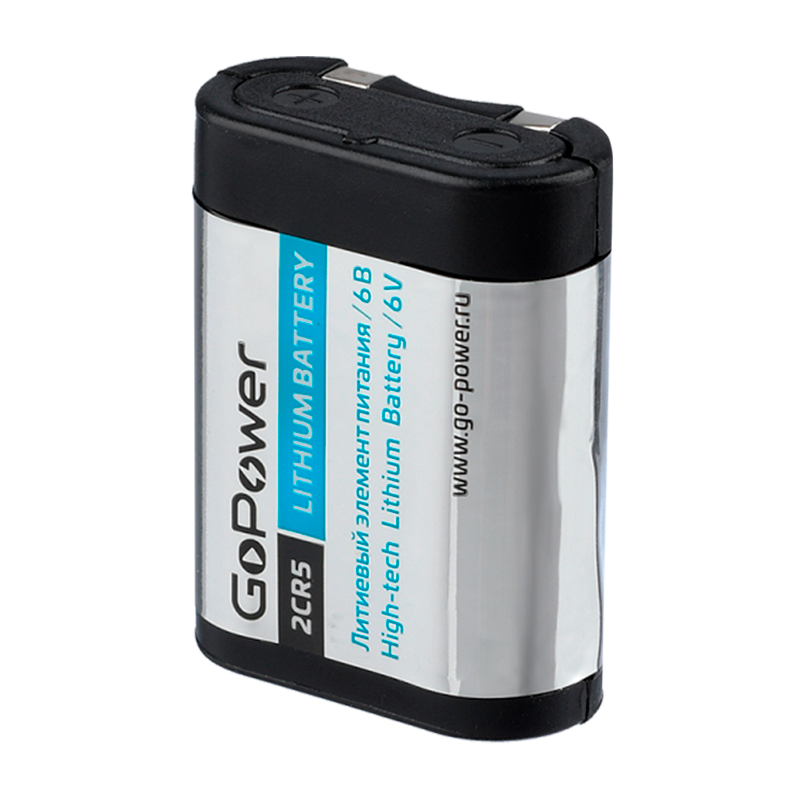 Батарейка GoPower 2CR5 BL1 Lithium 6V (6203) (1/14/168)