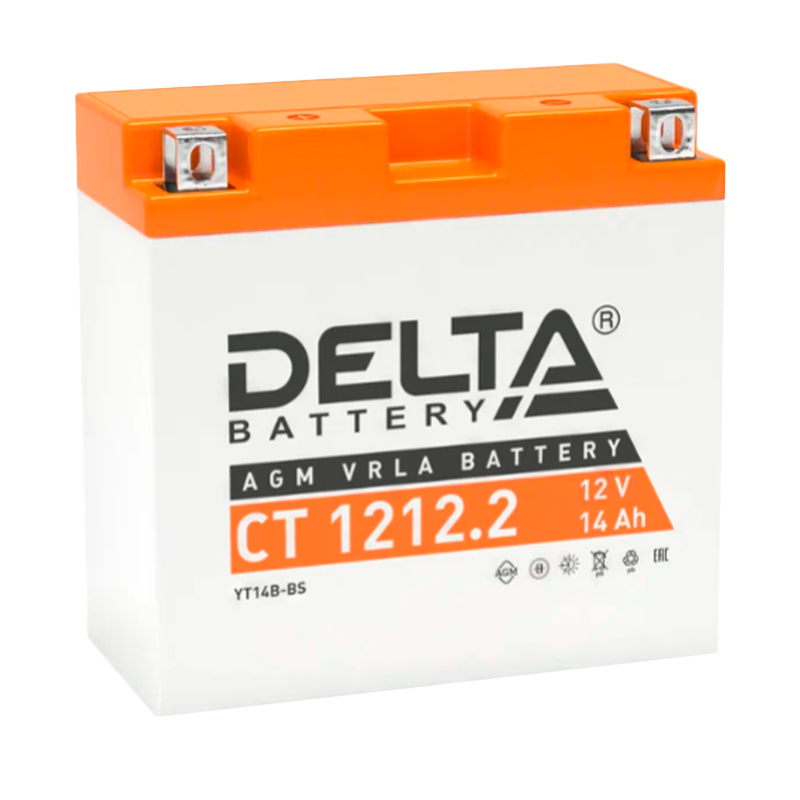 Аккумулятор для мототехники Delta CT 1212.2 (1/8)