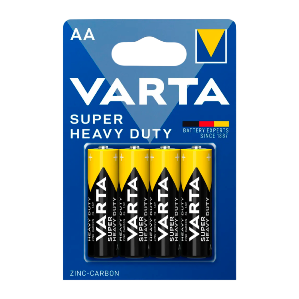 Батарейка Varta SUPERLIFE R6 AA BL4 Heavy Duty 1.5V (2006) (4/48/240)
