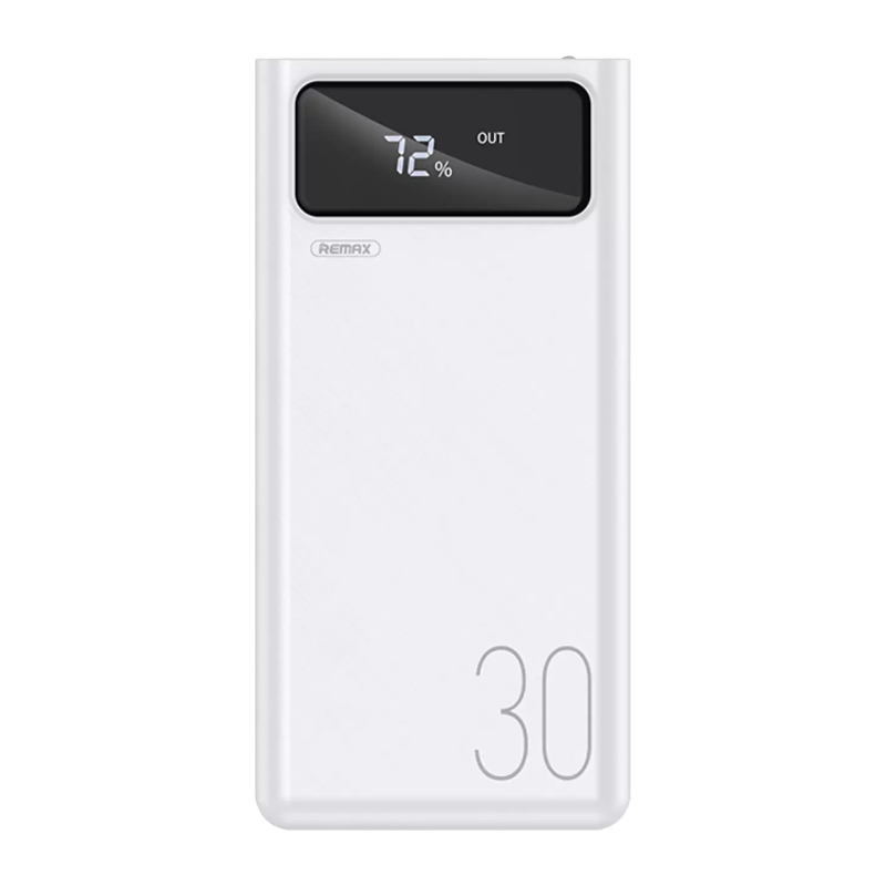 Внешний аккумулятор Remax RPP-112 30000mAh 2.0A 4USB/Lightning/Type-C белый (1/27)