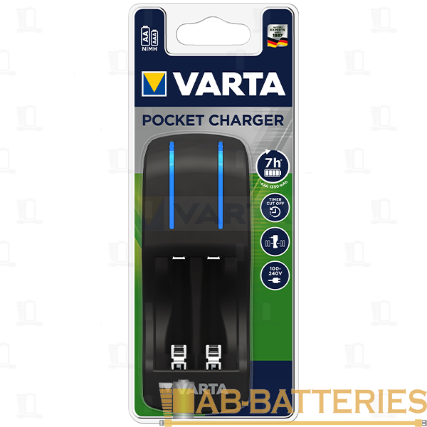 З/У для аккумуляторов Varta Pocket Charger (57642) AA/AAA 4 слота