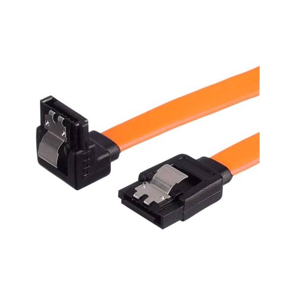 Кабель GoPower SATA (m)-SATA (m) 0.5м силикон ver.3.0 оранжевый в пакете (1/250)