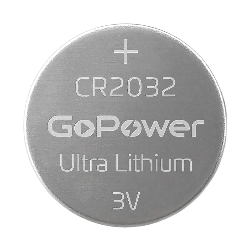 Батарейка GoPower ULTRA CR2032 BL2 Lithium 3V (2/40/800)