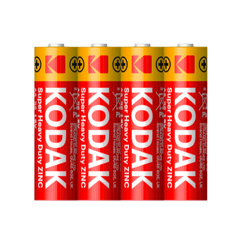 Батарейка Kodak Extra R6 AA Shrink 4 Heavy Duty 1.5V (4/60/1440)