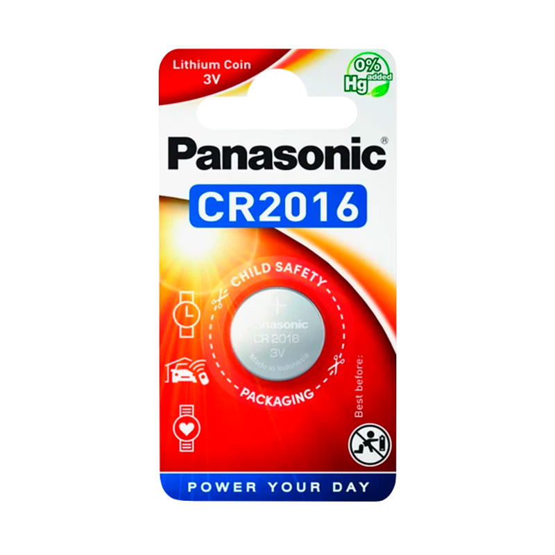 Батарейка Panasonic Power Cells CR2016 BL1 Lithium 3V (1/12)
