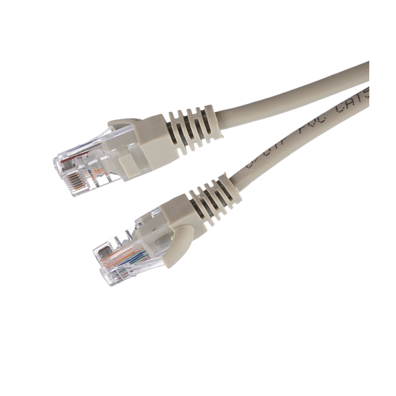 Патч-корд GoPower RJ-45 (m)-RJ-45 (m) 20.0м кат.5е ПВХ 26AWG CCA серый Premium Zip-Lock c подвесом