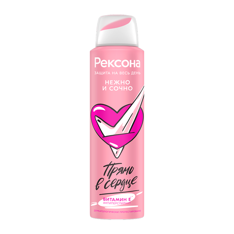 Дезодорант женский Rexona Нежно и Сочно спрей 150мл (1/6)