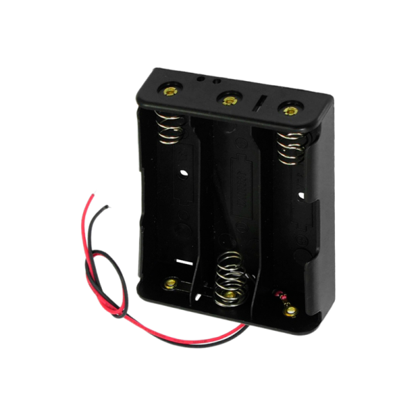 Батареечный отсек ET AA 3S1P-W с проводами