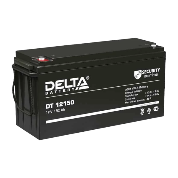 Аккумулятор свинцово-кислотный Delta DT 12150 12V 150Ah