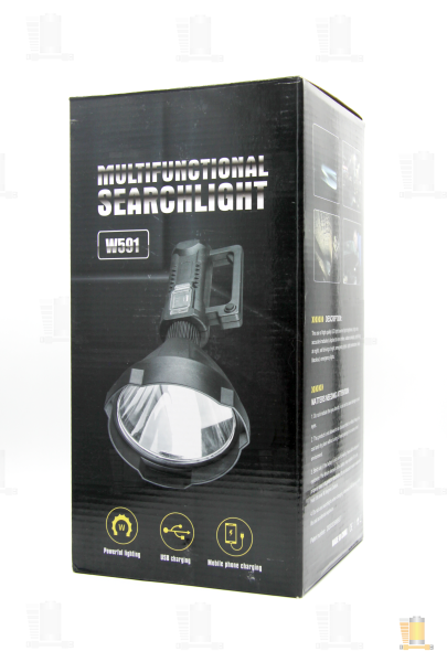 Фонарь прожектор Без бренда Н746 от аккумулятора 4 режима черный