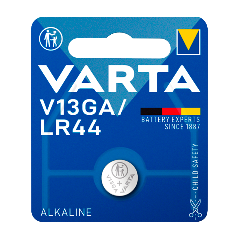 Батарейка Varta ELECTRONICS G13/LR1154/LR44/357A/A76 BL1 Alkaline 1.5V (4276) (1/10/100)