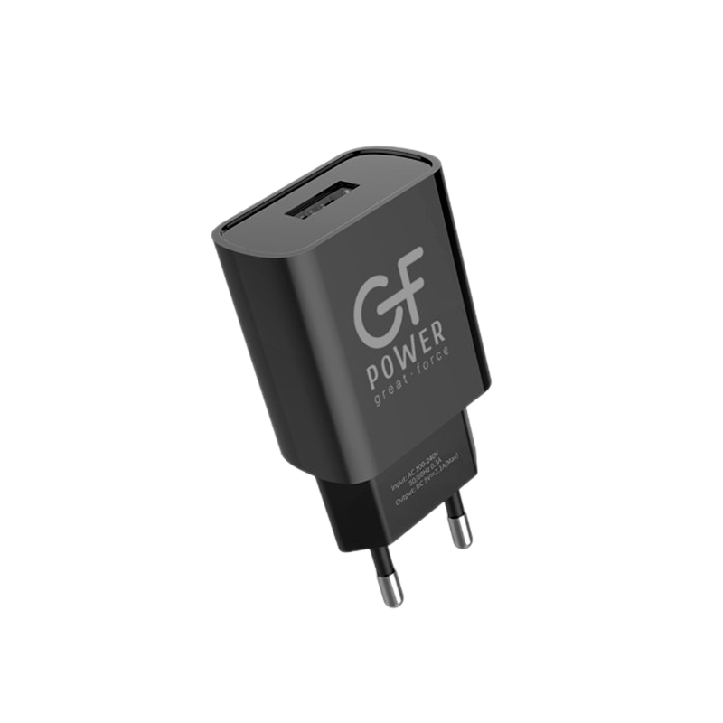 Сетевое З/У GFPower GF20 1USB 2.1A черный (65/260)