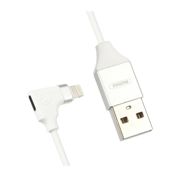 USB кабель REMAX RL-LA01  (IPhone 5/6/7/SE) (1M, 2.1A) Белый