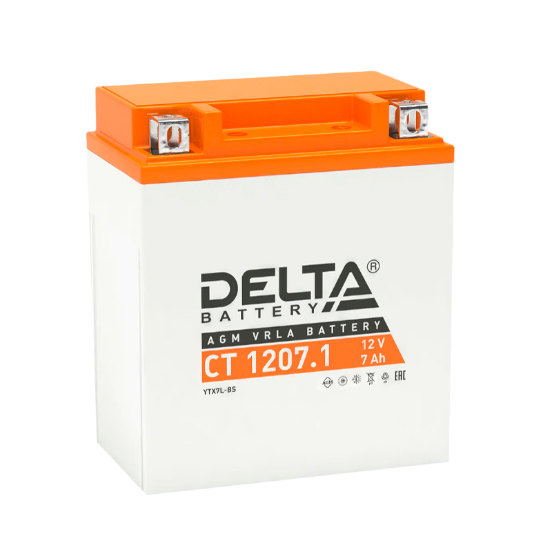 Аккумулятор для мототехники Delta CT 1207.1 (1/8)