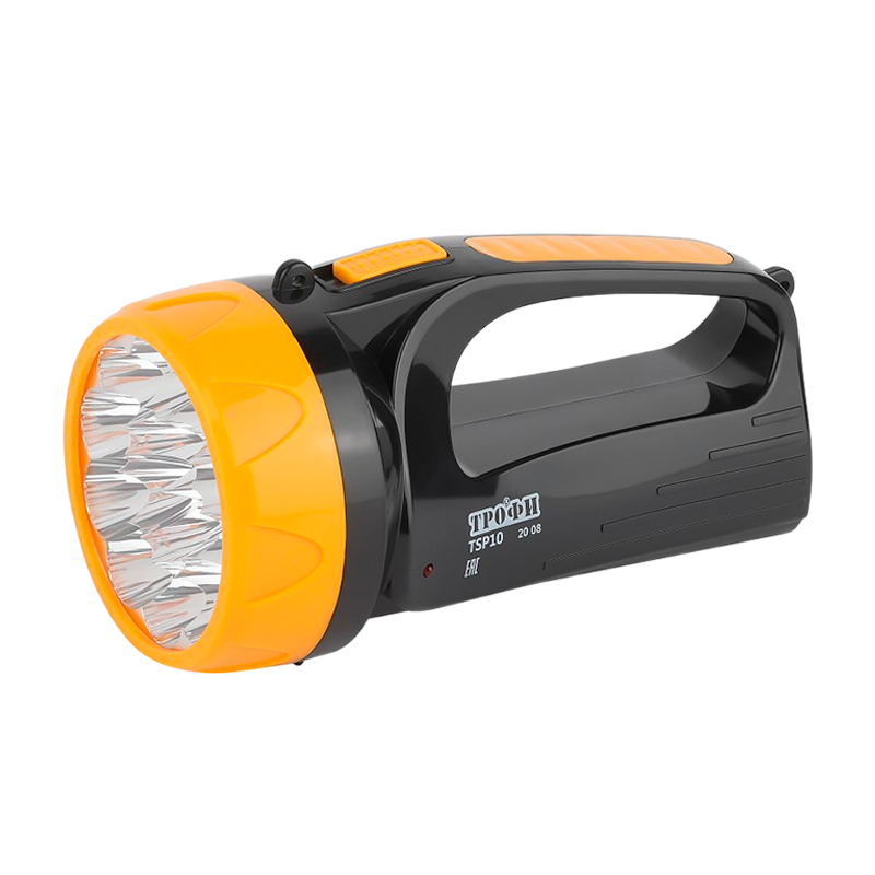 Фонарь туристический Трофи TSP10 1.08W 10LED от аккумулятора черный (1/40/480)