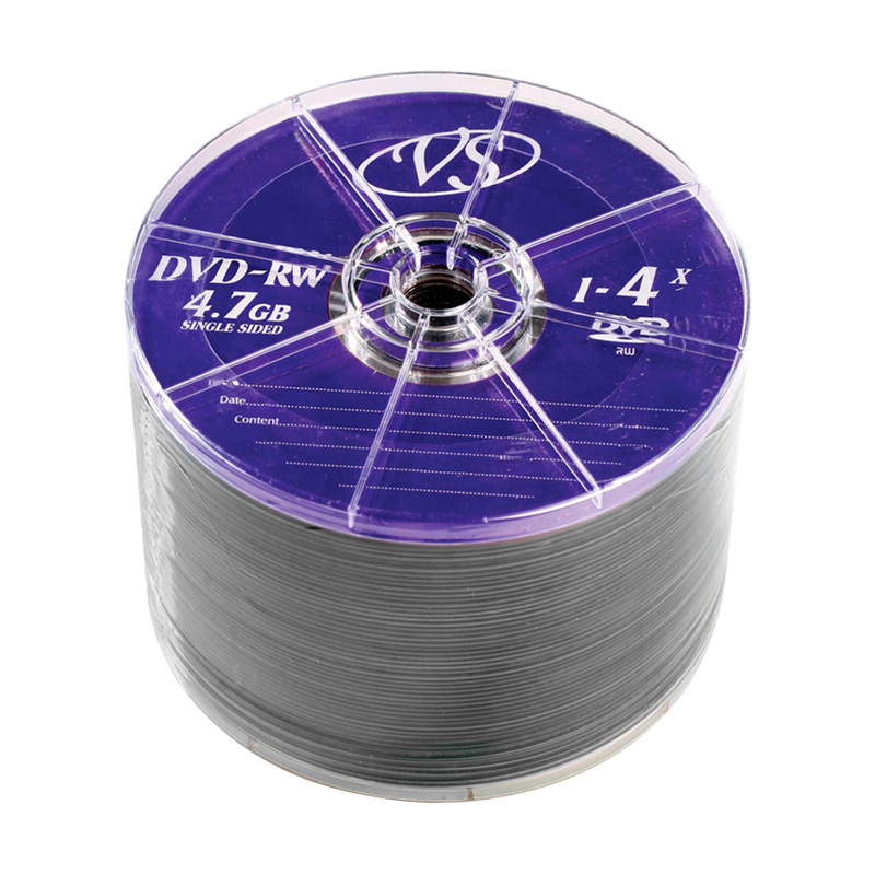 Диск DVD-RW VS 4.7GB 4x 50шт. bulk