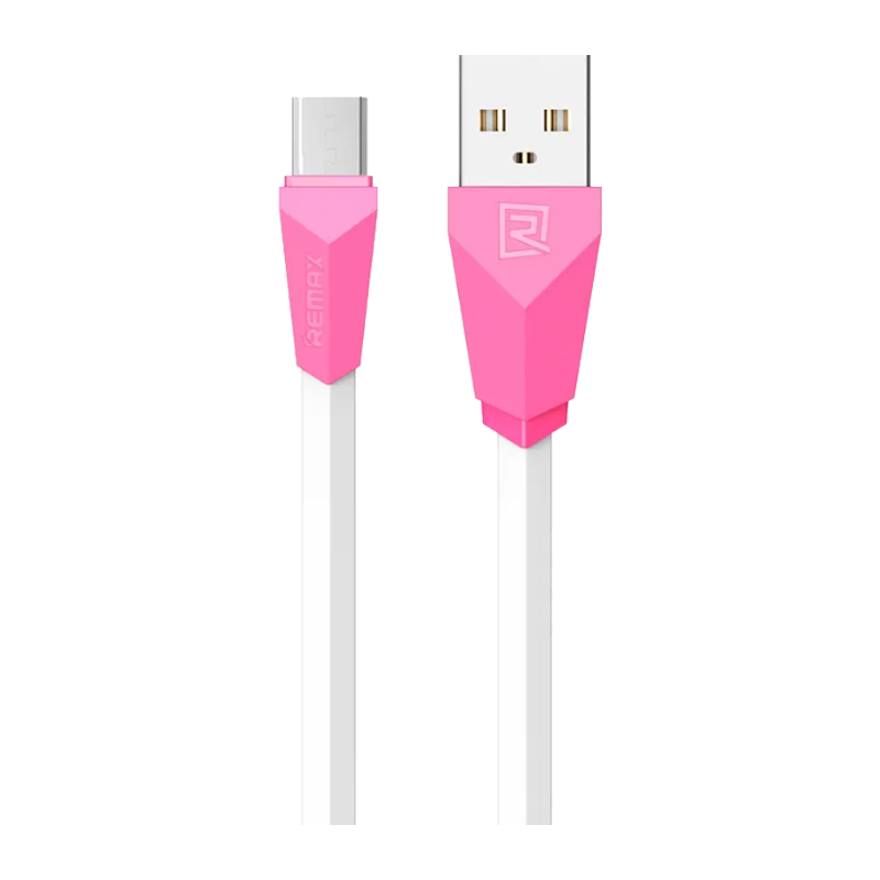 USB кабель REMAX Alien (Micro) RC-030M Розовый (1M, 2A)