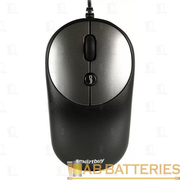 Мышь проводная Smartbuy 382 ONE классическая USB черный серый (1/40)
