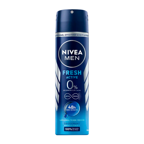 Дезодорант мужской Nivea FRESH ACTIVE Deo спрей 150мл (1/6)