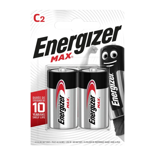Батарейка Energizer MAX LR14 C BL2 Alkaline 1.5V (2/12)