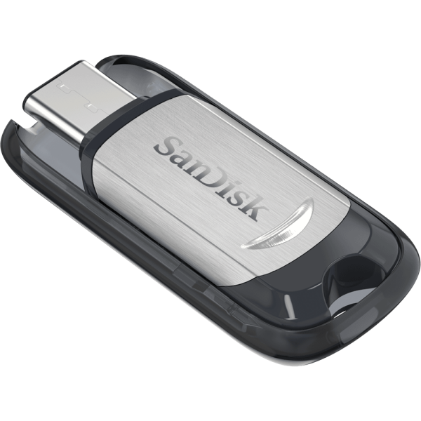 Флеш-накопитель SanDisk ULTRA CZ450 64GB USB3.1 Type-C (m) пластик серый
