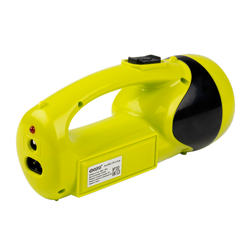 Фонарь туристический Фаzа AccuF8-L1W/L12 1W 1+12LED от аккумулятора зеленый (1/20)