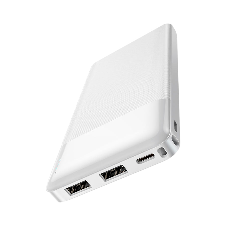 Внешний аккумулятор HOCO J72 10000mAh 2.0A 2USB/Type-C белый (1/37)