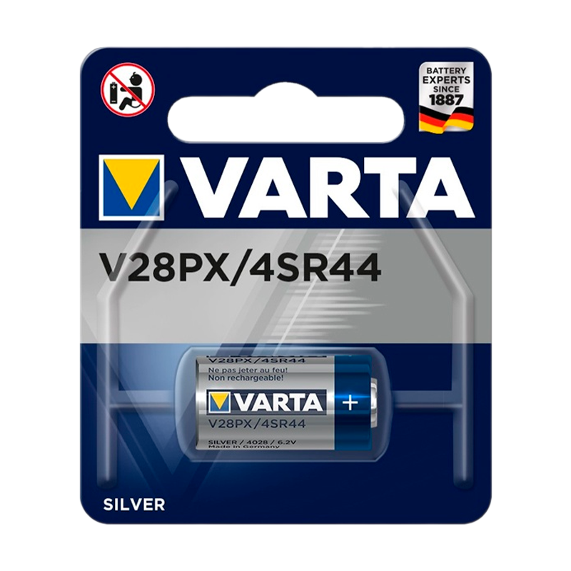 Батарейка Varta ELECTRONICS V28PX BL1 Silver Oxide 6.2V (4028) (1/10/100)
