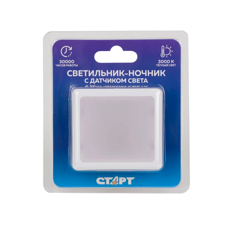 Ночник Старт Satellite NL 2LED 220V диммируемый белый (1/20)
