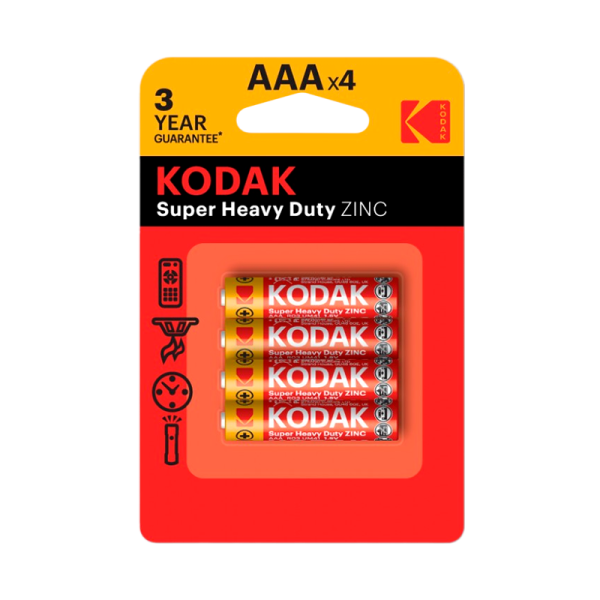 Батарейка Kodak Extra R03 AAA BL4 Heavy Duty 1.5V (4/48/240/54000)