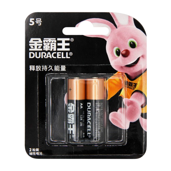 Батарейка Duracell Basic LR6 AA BL2 Alkaline 1.5V CN (Китай) (2/24/96)